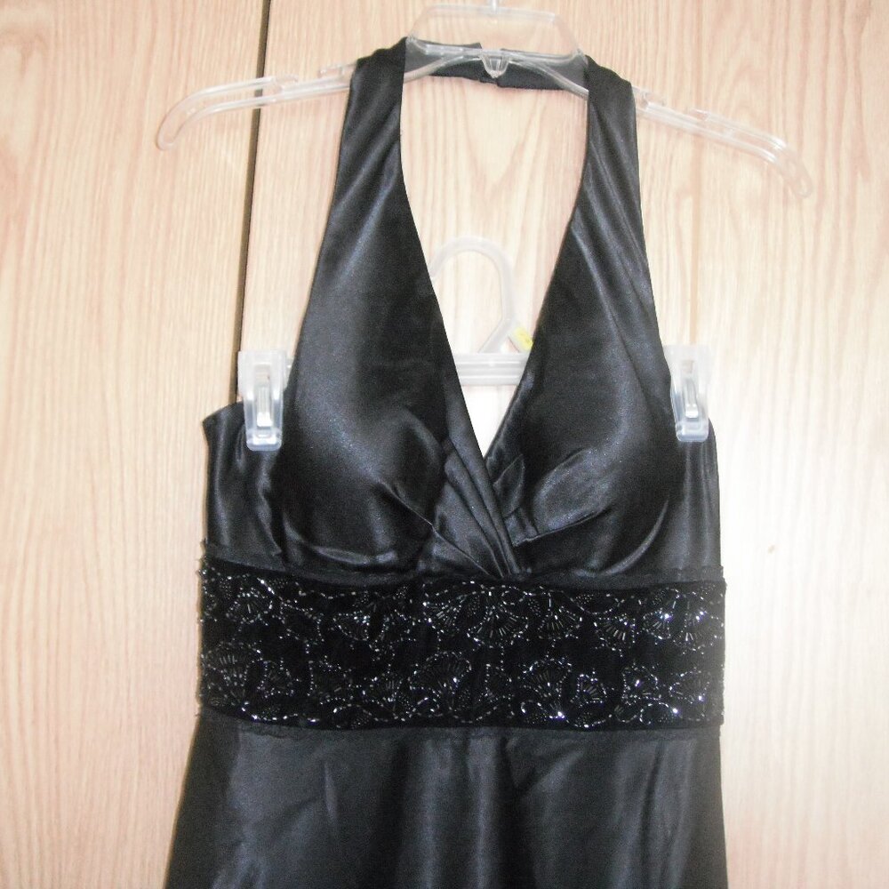 Oc By Oc Party Dress Size 8 Black With Beading